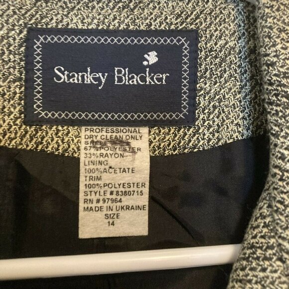 Vintage Stanley Blacker Blazer Jacket - Picture 3 of 12